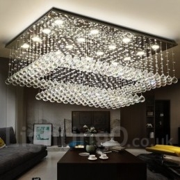Lumină suspendată de tavan modern din cristal Candelabru de interior Corpuri de iluminat