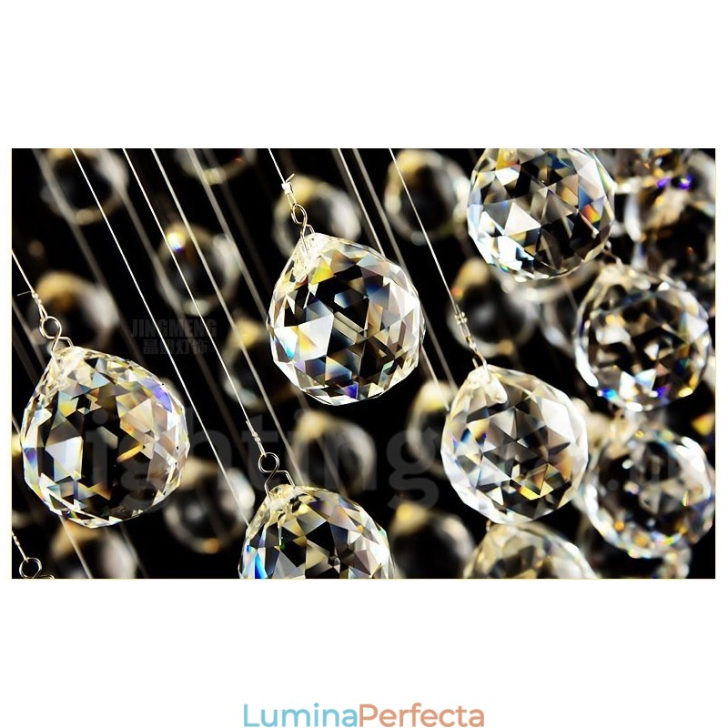 Lumină suspendată de tavan modern din cristal Candelabru de interior Corpuri de iluminat