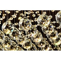 Lumină suspendată de tavan modern din cristal Candelabru de interior Corp de iluminat