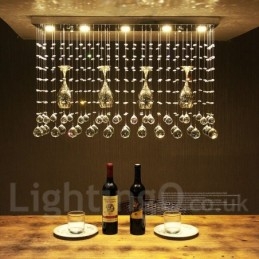 5 lumini moderne cristal de tavan pandantiv de interior candelabru de iluminat lămpi de fixare