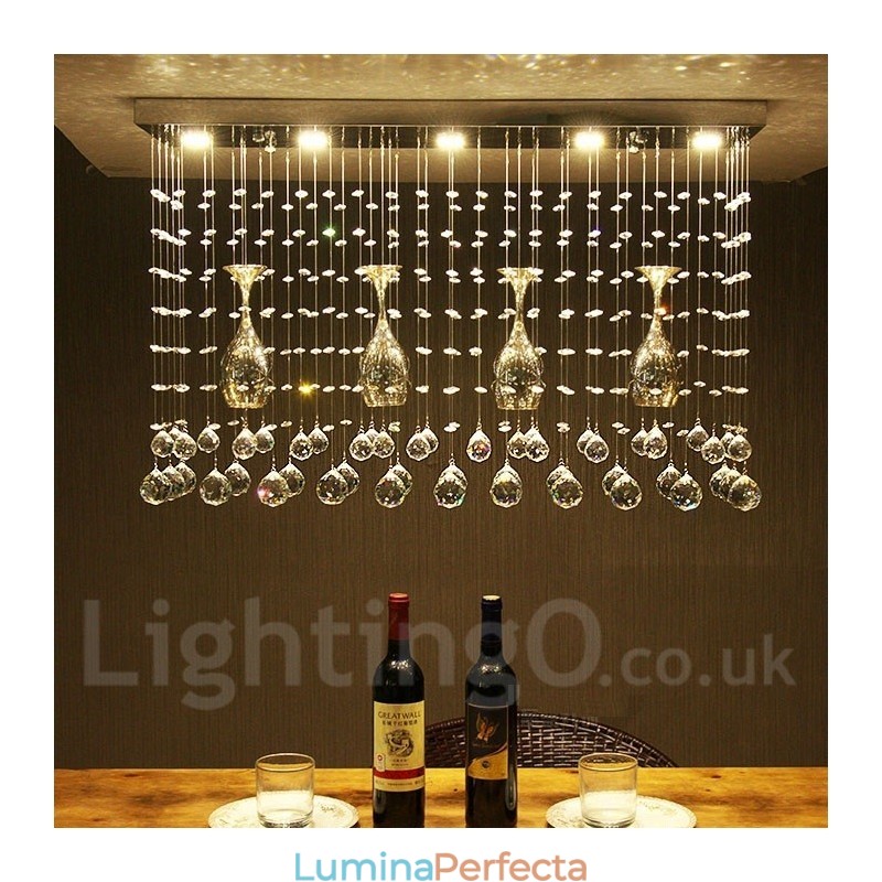 5 lumini moderne cristal de tavan pandantiv de interior candelabru de iluminat lămpi de fixare
