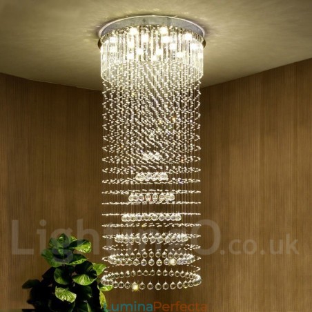 Lumină suspendată de tavan modern din cristal Candelabru de interior Corpuri de iluminat Lumină suspendată de tavan modern din cristal Candelabru de interior Corpuri de iluminat