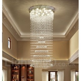 Lumină suspendată de tavan modern din cristal Candelabru de interior Corpuri de iluminat