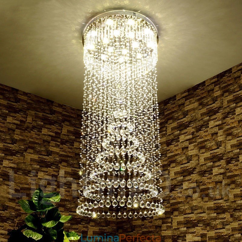 Lumină suspendată de tavan modern din cristal Candelabru de interior Corpuri de iluminat