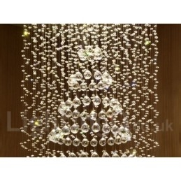Lumină suspendată de tavan modern din cristal Candelabru de interior Corpuri de iluminat