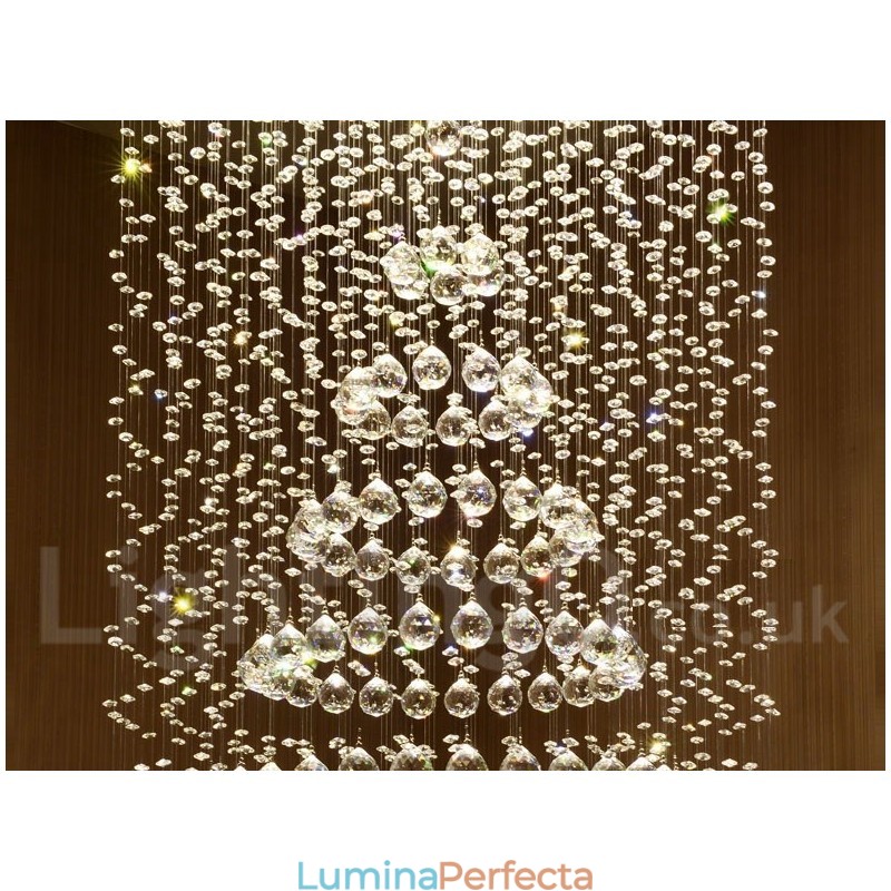 Lumină suspendată de tavan modern din cristal Candelabru de interior Corpuri de iluminat