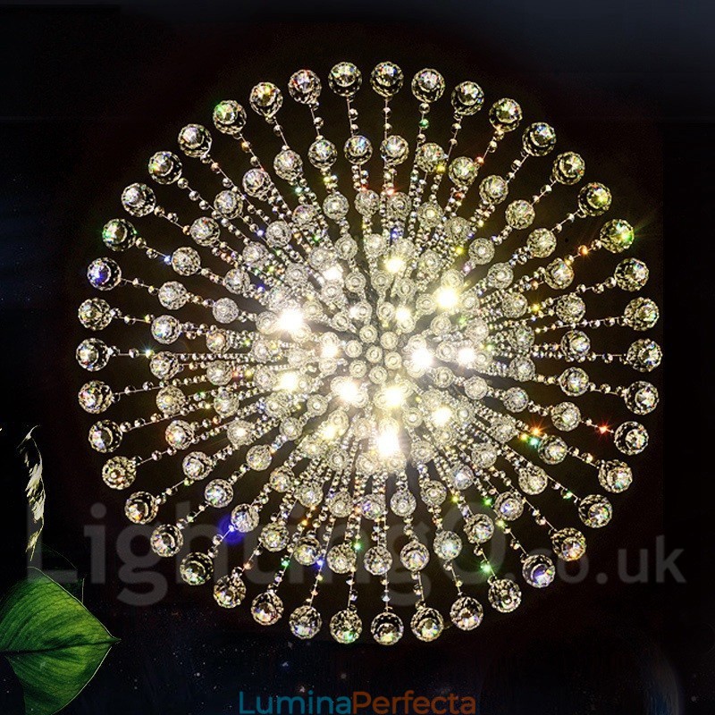 Lumină suspendată de tavan modern din cristal Candelabru de interior Corpuri de iluminat
