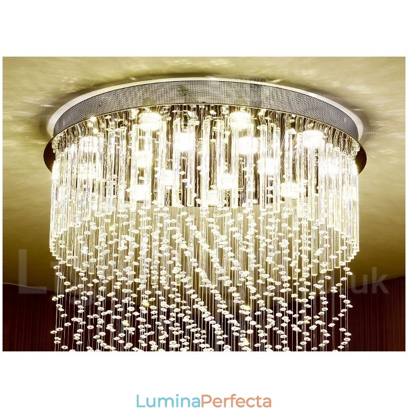 Lumină suspendată de tavan modern din cristal Candelabru de interior Corpuri de iluminat