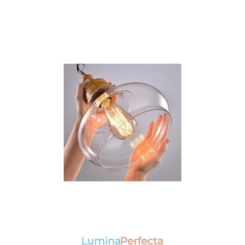 Candelabru din metal cu 3 lumini, modern contemporan, în stil mini