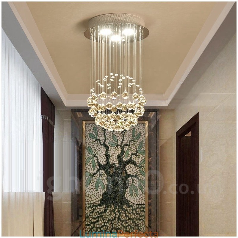 3 Lumini Moderne Cristal Plafon Pendant Lampă Interioară Lumină Lămpi Corpuri