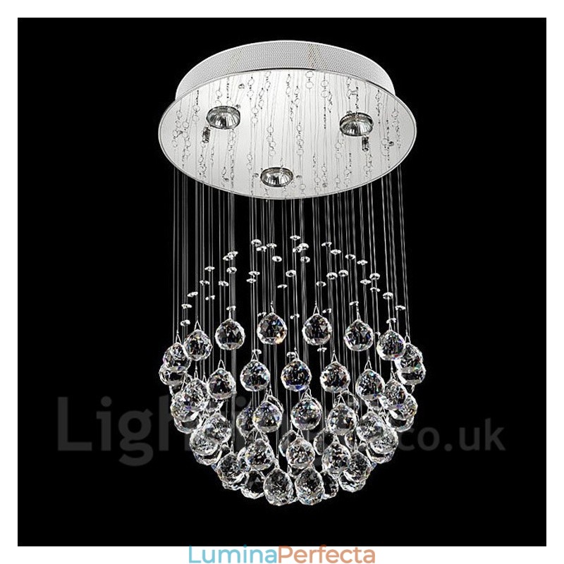 3 Lumini Moderne Cristal Plafon Pendant Lampă Interioară Lumină Lămpi Corpuri
