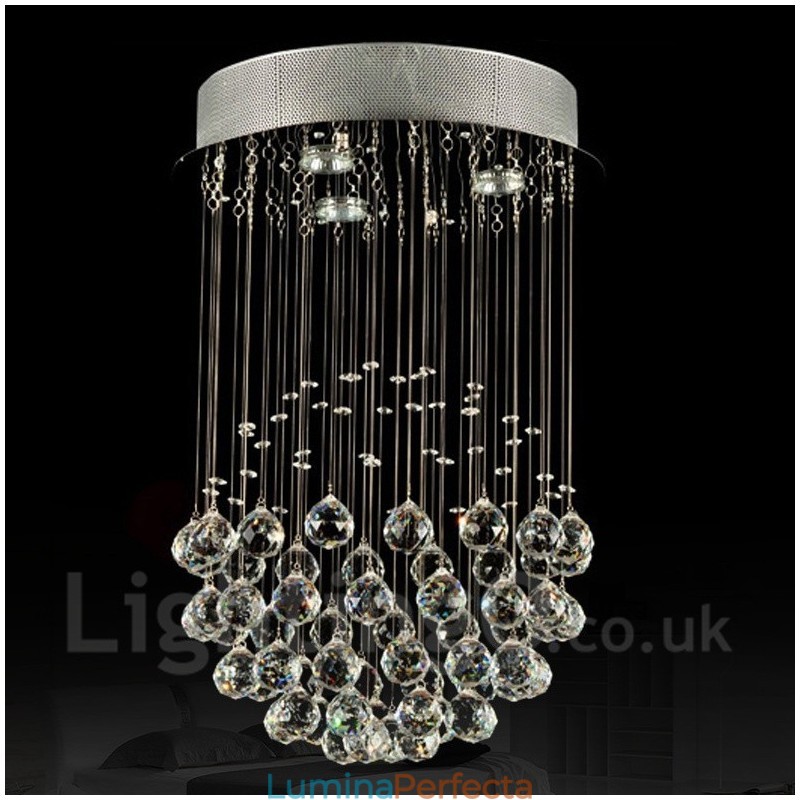 3 Lumini Moderne Cristal Plafon Pendant Lampă Interioară Lumină Lămpi Corpuri