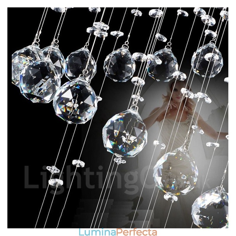 3 Lumini Moderne Cristal Plafon Pendant Lampă Interioară Lumină Lămpi Corpuri