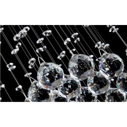 Lungime suplimentară 5 metri Lampă suspendată modernă de tavan din cristal Candelabru de interior Corpuri de iluminat