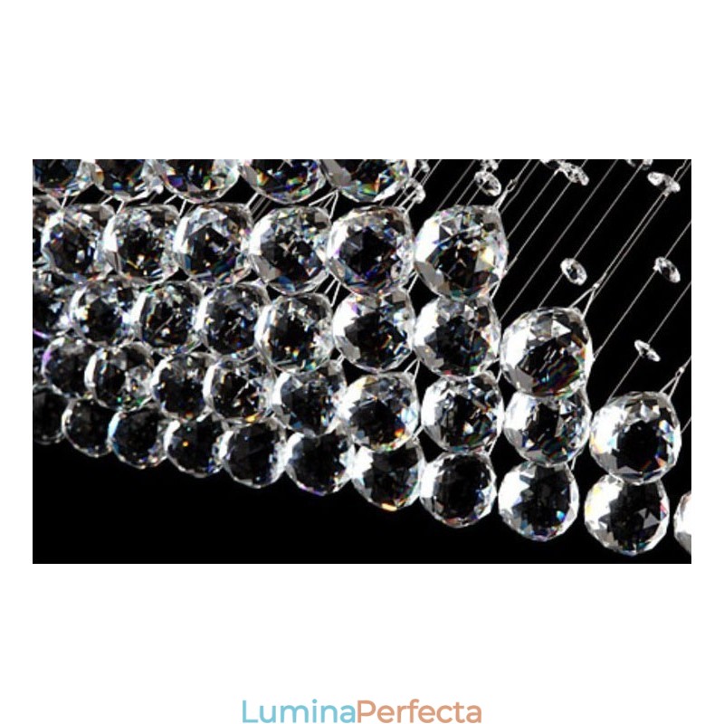 Lungime suplimentară 5 metri Lampă suspendată modernă de tavan din cristal Candelabru de interior Corpuri de iluminat