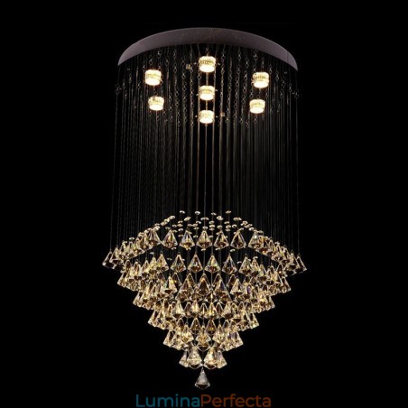 7 lumini moderne cristal de tavan pandantiv candelabru de interior iluminat lămpi Corpuri 7 lumini moderne cristal de tavan pandantiv candelabru de interior iluminat lămpi Corpuri