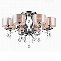 Candelabru de cristal K9 modern cu 8 lumini