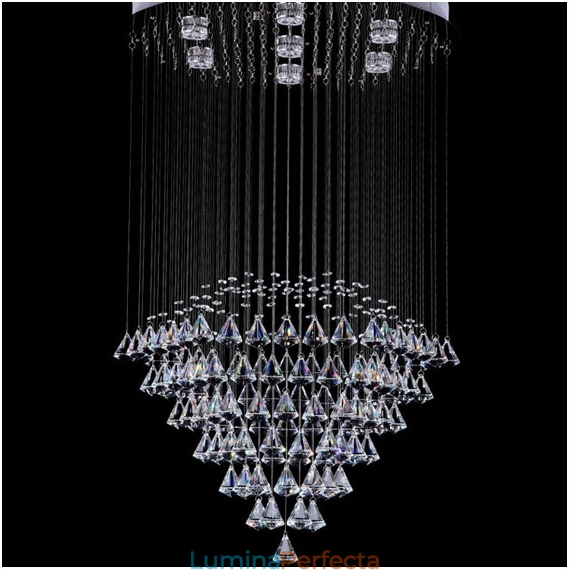 7 lumini moderne cristal de tavan pandantiv candelabru de interior iluminat lămpi Corpuri