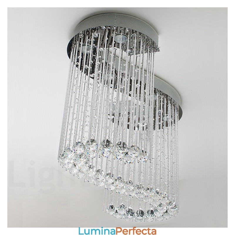 6 lumini moderne cristal de tavan pandantiv candelabru de interior iluminat lămpi Corpuri