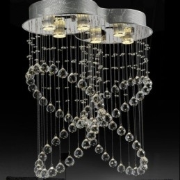 6 lumini moderne cristal de tavan pandantiv candelabru de interior iluminat lămpi Corpuri