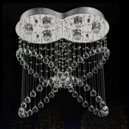 6 lumini moderne cristal de tavan pandantiv candelabru de interior iluminat lămpi Corpuri