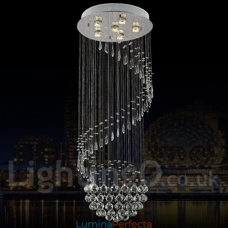 6 lumini moderne cristal de tavan pandantiv candelabru de interior iluminat lămpi Corpuri