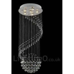 6 lumini moderne cristal de tavan pandantiv candelabru de interior iluminat lămpi Corpuri