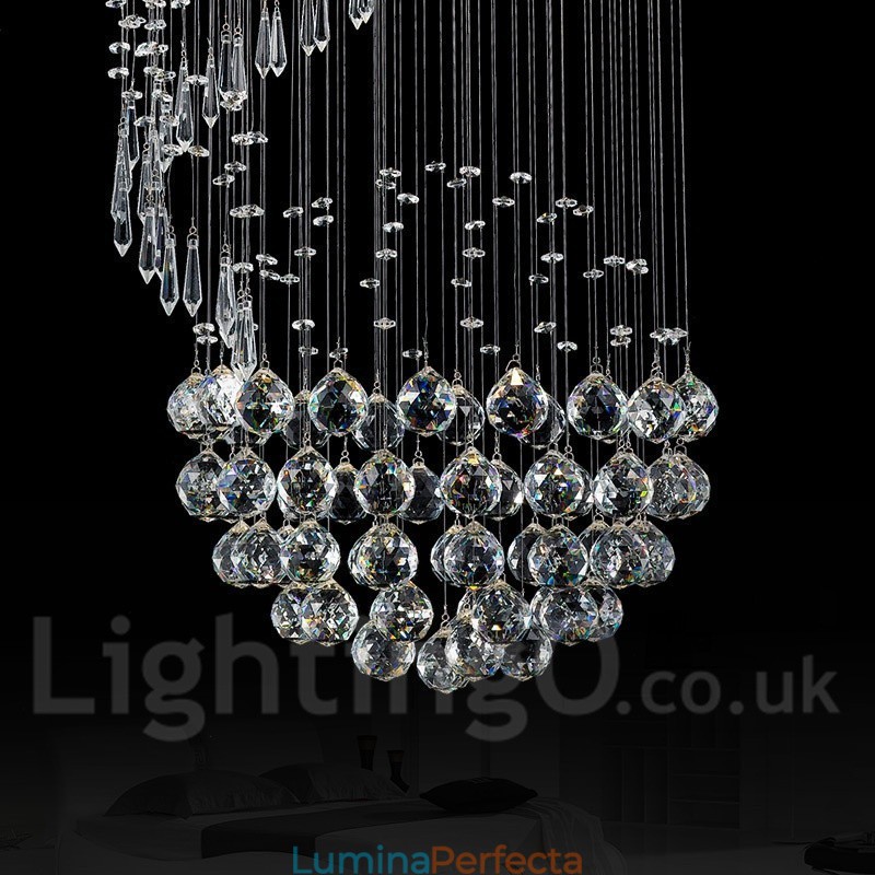 6 lumini moderne cristal de tavan pandantiv candelabru de interior iluminat lămpi Corpuri