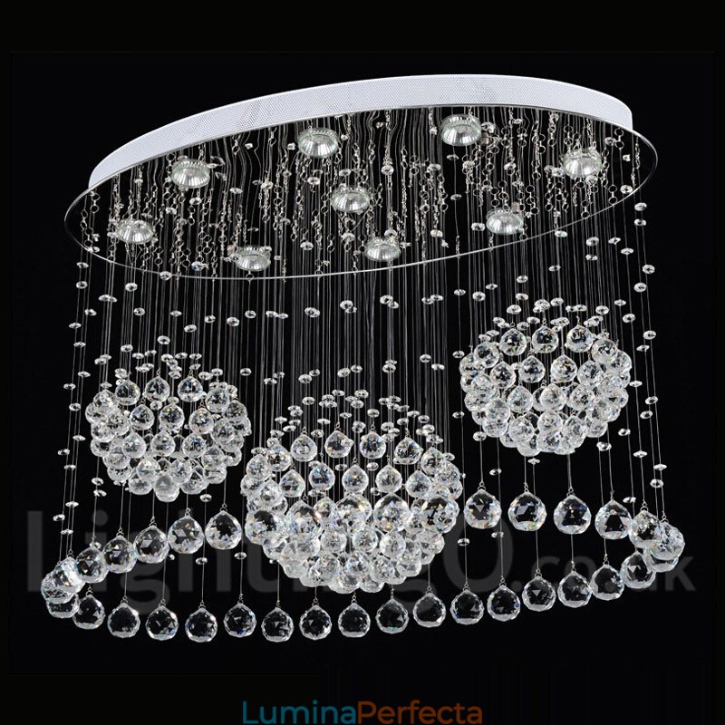 9 lumini modernă cristal suspendat plafon candelabru interior iluminat lămpi de iluminat