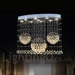 9 lumini modernă cristal suspendat plafon candelabru interior iluminat lămpi de iluminat