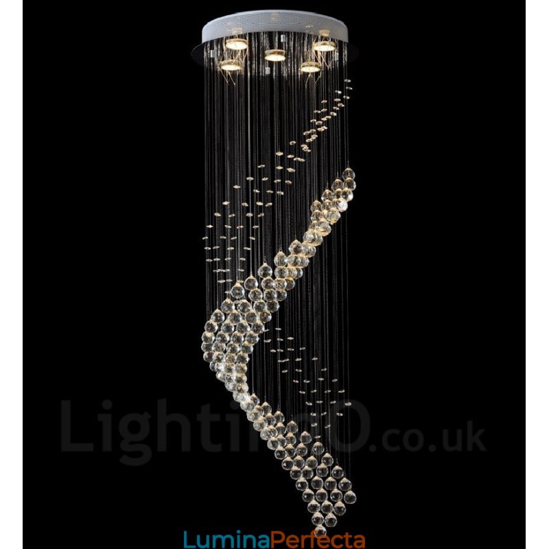 5 lumini moderne cristal de tavan pandantiv candelabru de interior iluminat lămpi Corpuri