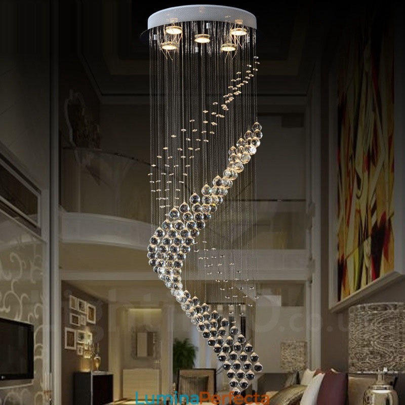 5 lumini moderne cristal de tavan pandantiv candelabru de interior iluminat lămpi Corpuri