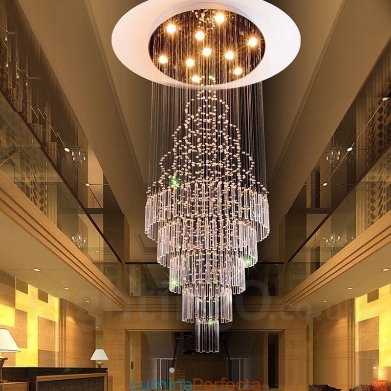10 lumini moderne cristal de tavan pandantiv candelabru de interior iluminat lămpi de iluminat
