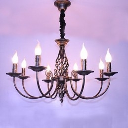 Candelabru din metal al altor designeri retro stil lumânare