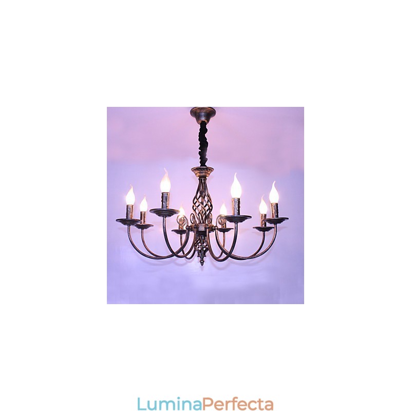 Candelabru din metal al altor designeri retro stil lumânare