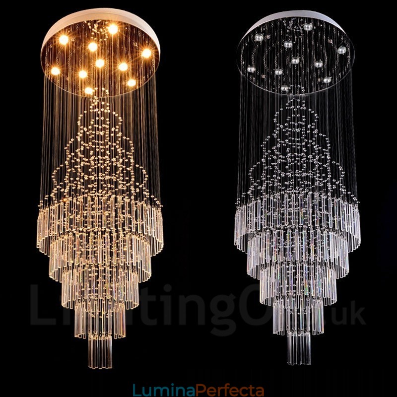 10 lumini moderne cristal de tavan pandantiv candelabru de interior iluminat lămpi de iluminat