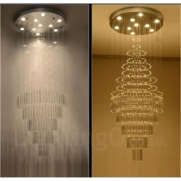 10 lumini moderne cristal de tavan pandantiv candelabru de interior iluminat lămpi de iluminat