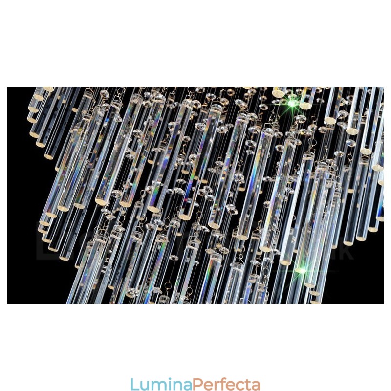 10 lumini moderne cristal de tavan pandantiv candelabru de interior iluminat lămpi de iluminat