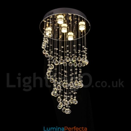 5 lumini modernă cristal suspendat plafon candelabru de interior iluminat lămpi de iluminat 5 lumini modernă cristal suspendat plafon candelabru de interior iluminat lămpi de iluminat