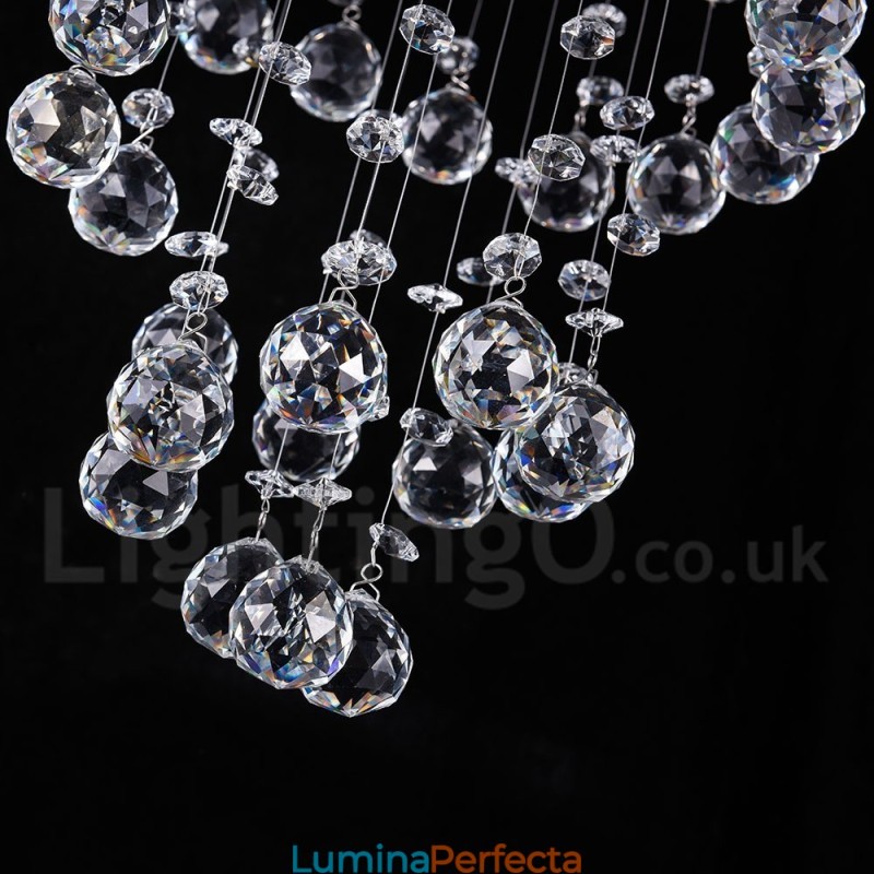 5 lumini modernă cristal suspendat plafon candelabru de interior iluminat lămpi de iluminat