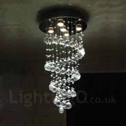 5 lumini modernă cristal suspendat plafon candelabru de interior iluminat lămpi de iluminat