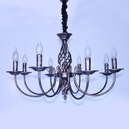 Candelabru din metal al altor designeri retro stil lumânare