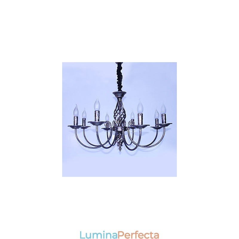 Candelabru din metal al altor designeri retro stil lumânare