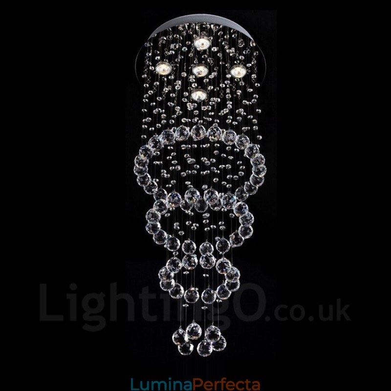 5 lumini moderne cristal de tavan pandantiv candelabru de interior iluminat lămpi Corpuri