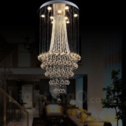 9 lumini moderne cristal de tavan pandantiv candelabru de interior iluminat lămpi Corpuri