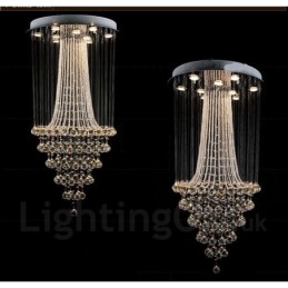 9 lumini moderne cristal de tavan pandantiv candelabru de interior iluminat lămpi Corpuri