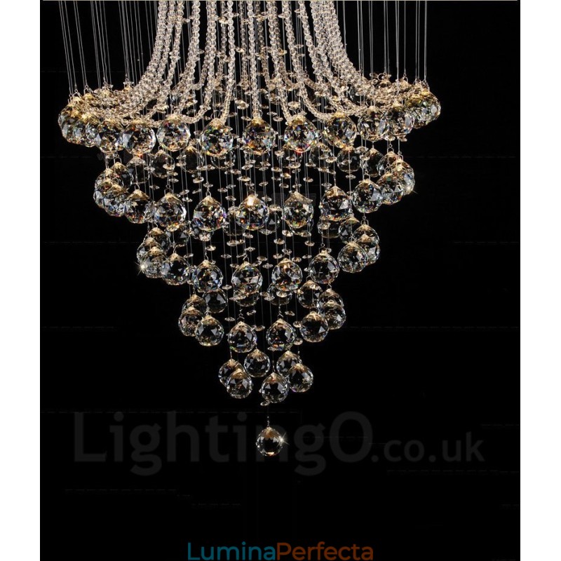 9 lumini moderne cristal de tavan pandantiv candelabru de interior iluminat lămpi Corpuri