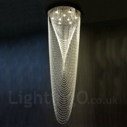 9 lumini moderne cristal de tavan pandantiv de interior candelabru de iluminat lămpi de iluminat