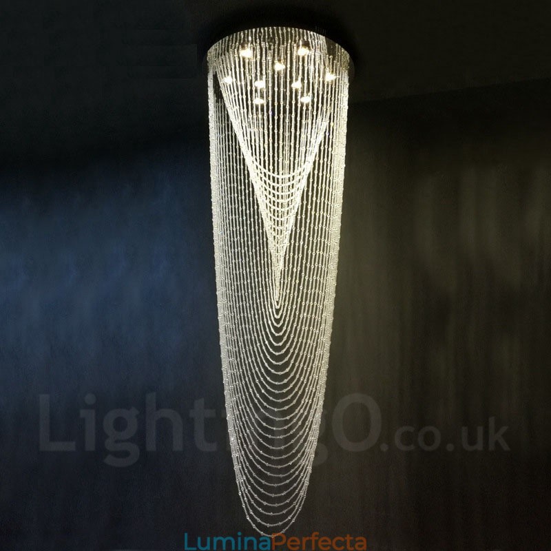 9 lumini moderne cristal de tavan pandantiv de interior candelabru de iluminat lămpi de iluminat