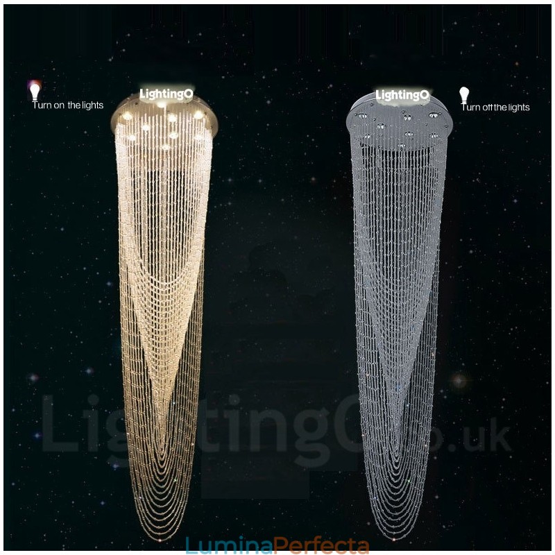 9 lumini moderne cristal de tavan pandantiv de interior candelabru de iluminat lămpi de iluminat